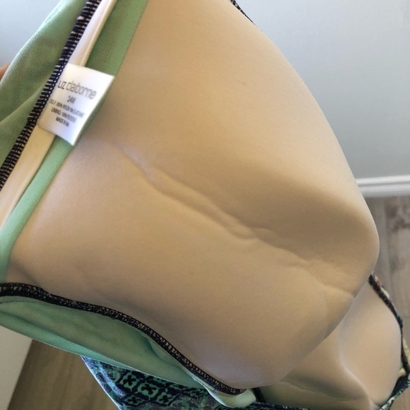 Liz Claiborne Aqua Blue Plus Swim Tankini 24W - Picture 8 of 8